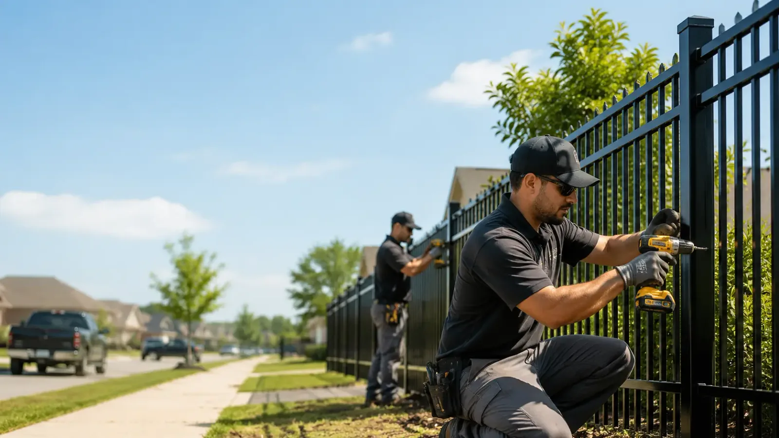 Metal Fence Installation in Avoca, TX